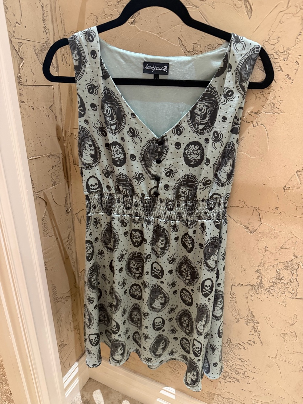 Sourpuss Foam Green Gothic Dress
